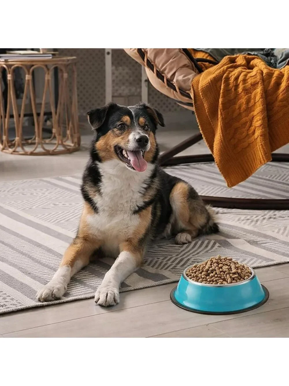 6-Pack 18oz Stainless Steel Dog Bowls with Anti-Skid Base - Stackable Pet Dishes